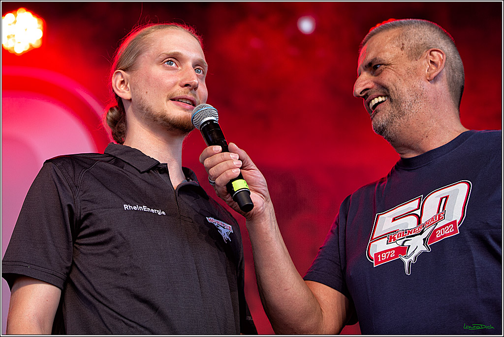 PENNY DEL;  Koelner Haie Fan- Fest zur Jubiläumssaison; Koeln, 12.08.2022